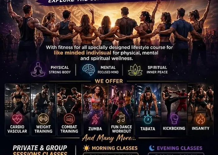 Campsite Mystic Vibes Fitness -modern Yogi Commune
